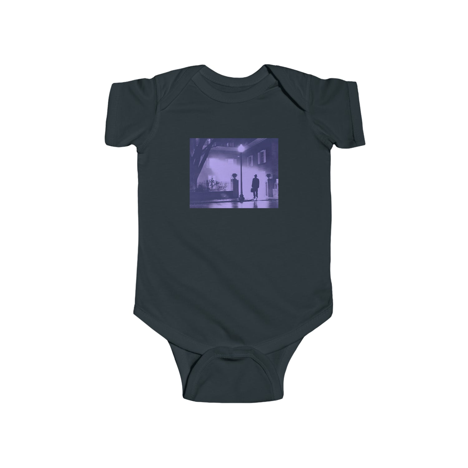 The Exorcist - Classic Movie Poster Purple - Infant Fine Jersey Bodysuit