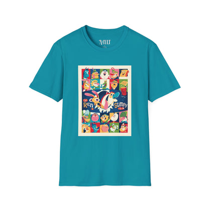 Ren And Stimpy - The Show  - Unisex Soft-Style T-Shirt