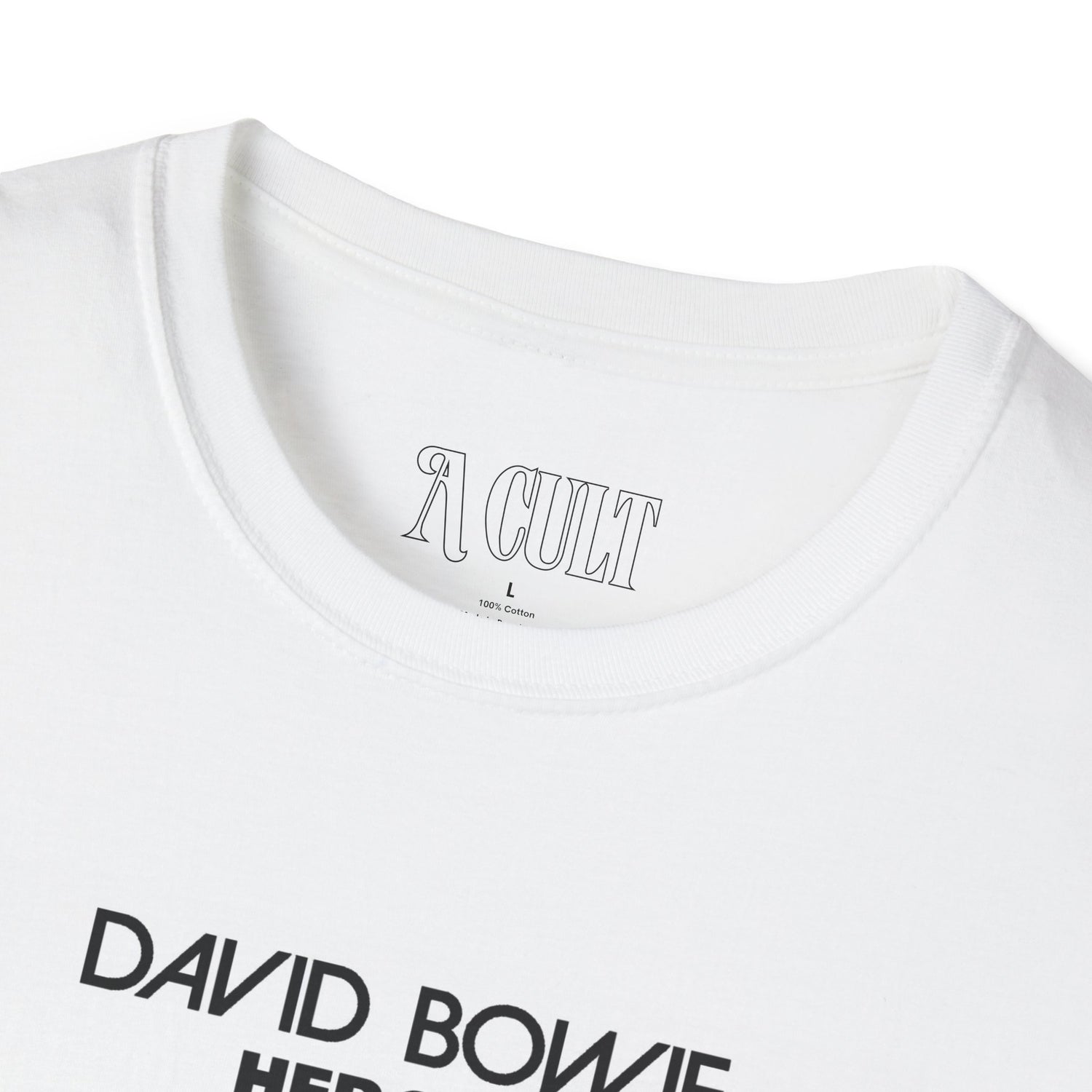 David Bowie - Heroes - Unisex Soft-Style T-Shirt