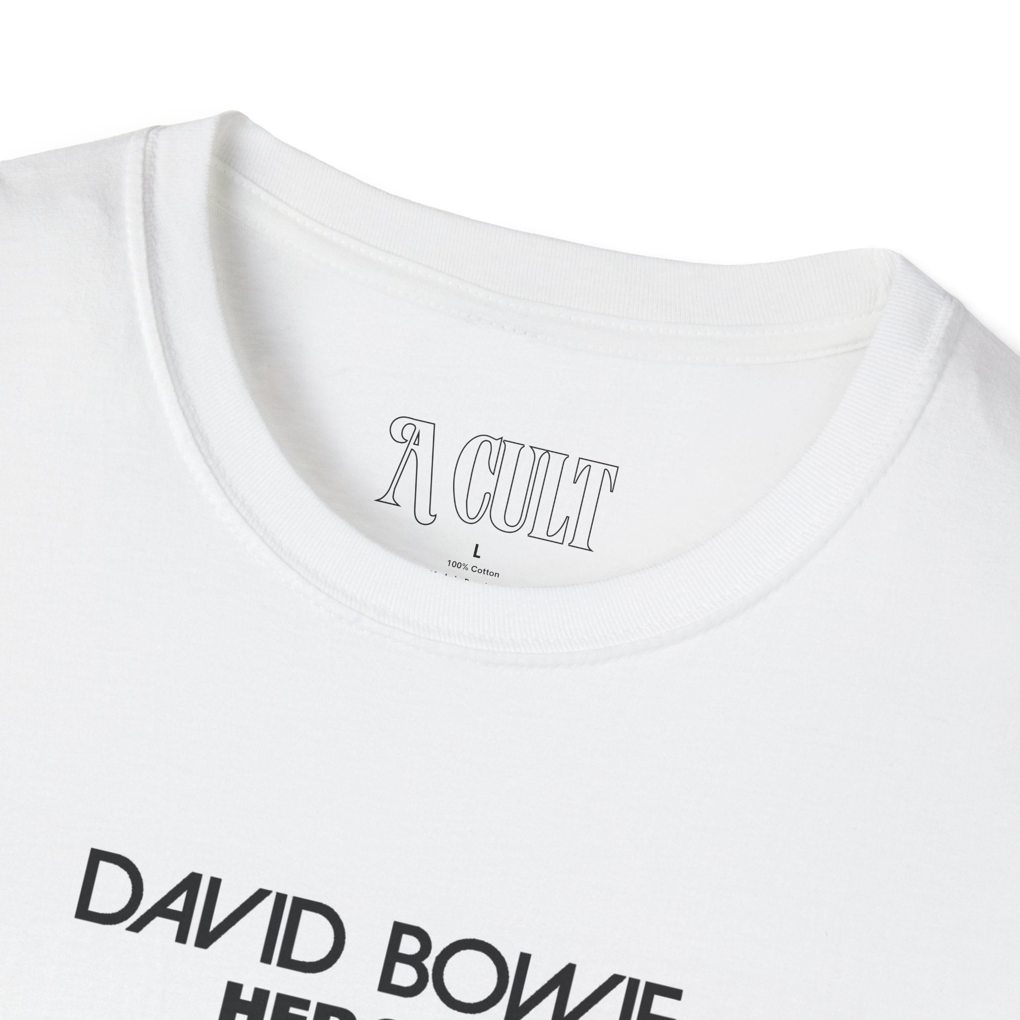 David Bowie - Heroes - Unisex Soft-Style T-Shirt