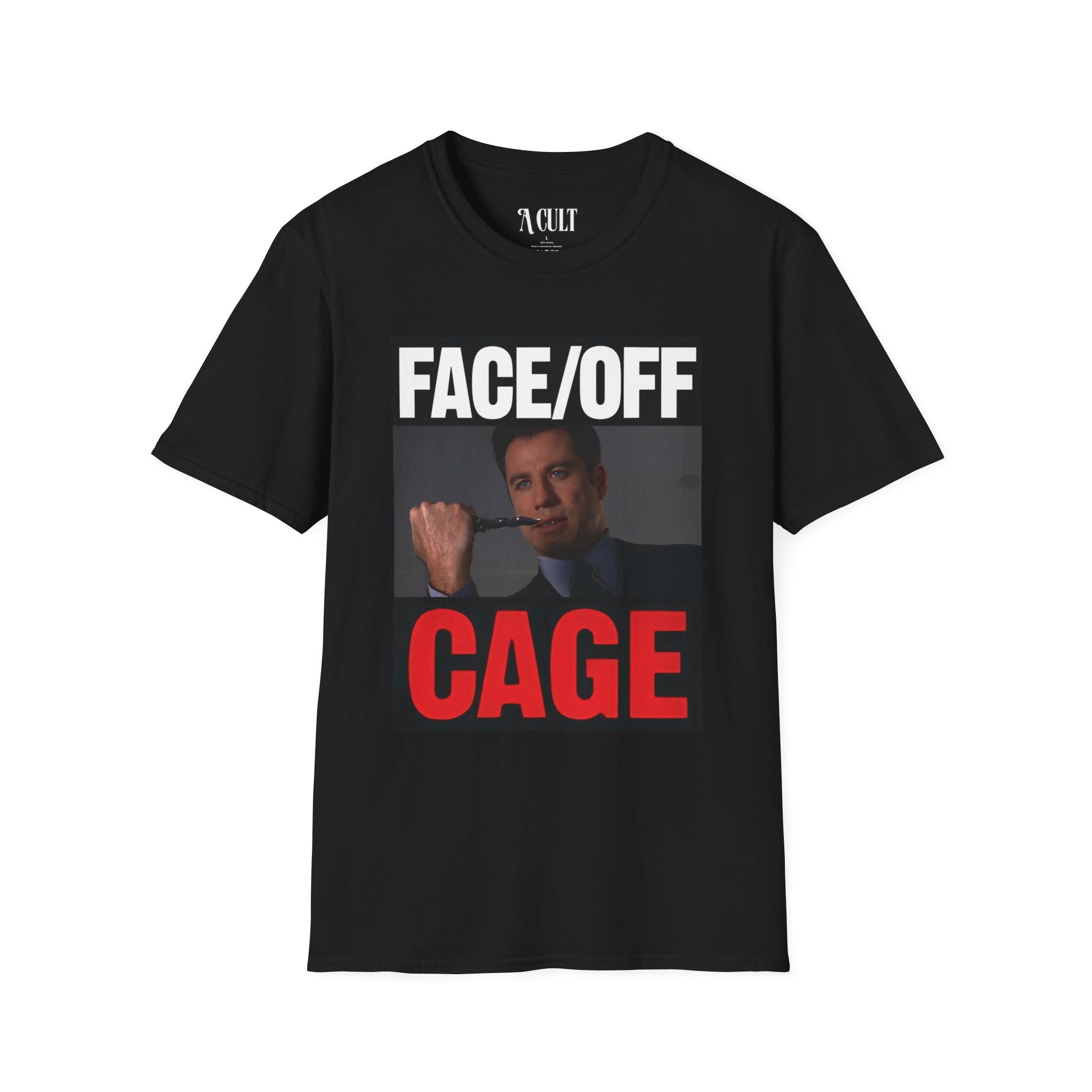 Face/Off - Cage - Unisex Soft-Style T-Shirt