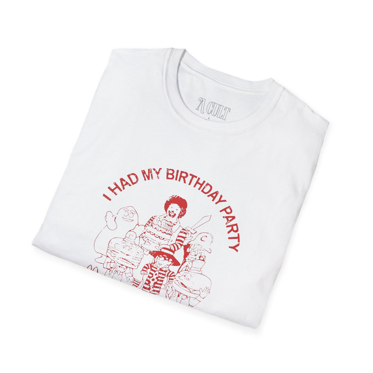 McDonald - Party  - Unisex Soft-Style T-Shirt