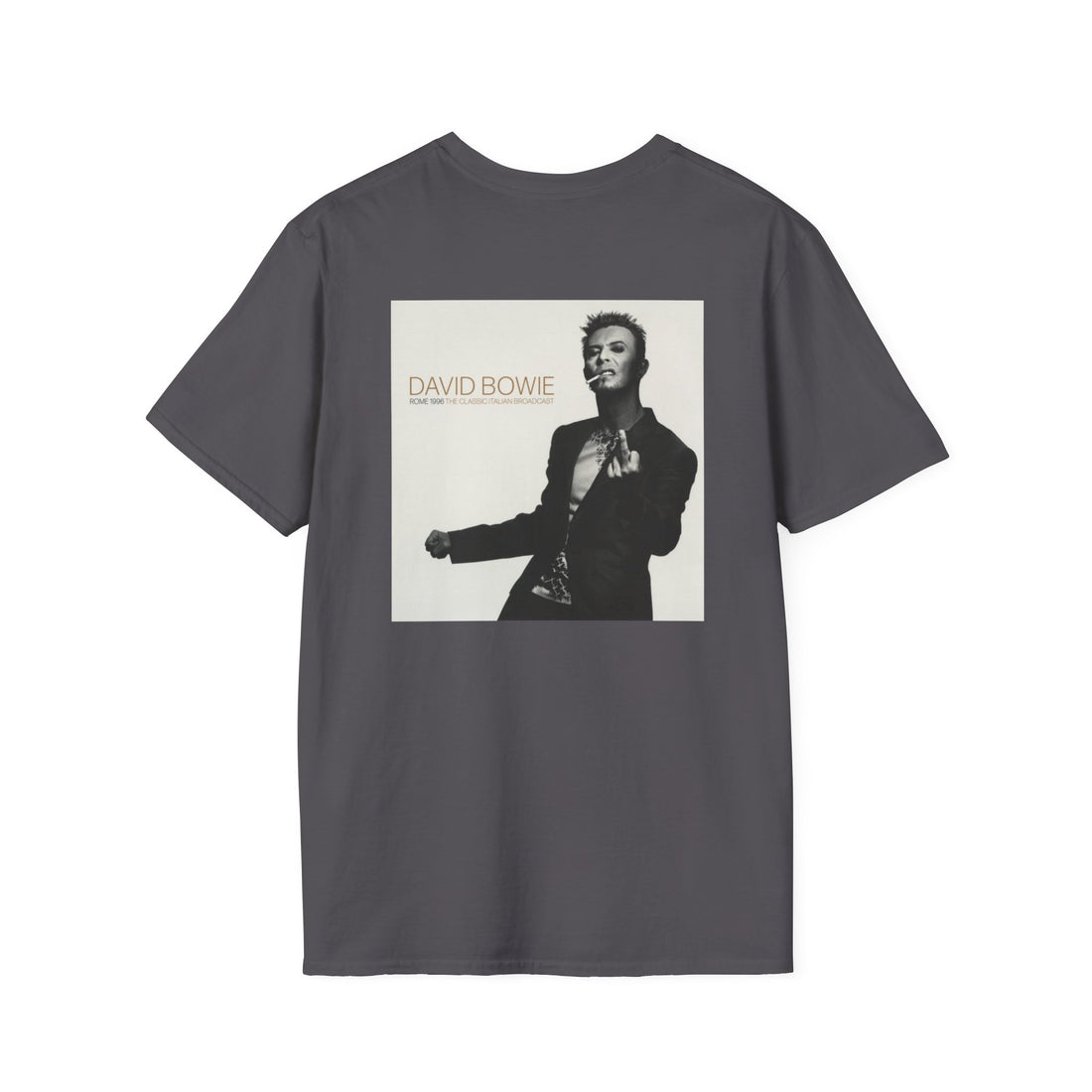 David Bowie - Rome 1996 - Unisex Soft-Style T-Shirt