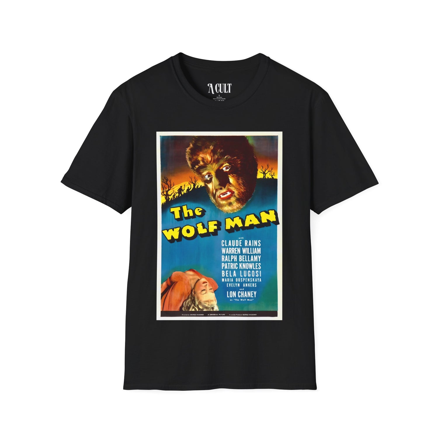 The Wolf Man - Poster - Unisex Soft-Style T-Shirt