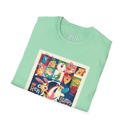 Ren And Stimpy - The Show  - Unisex Soft-Style T-Shirt