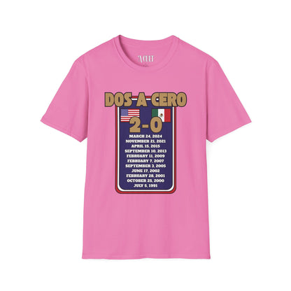 World Cup - USA - Dos A Cero - Unisex Soft-Style T-Shirt