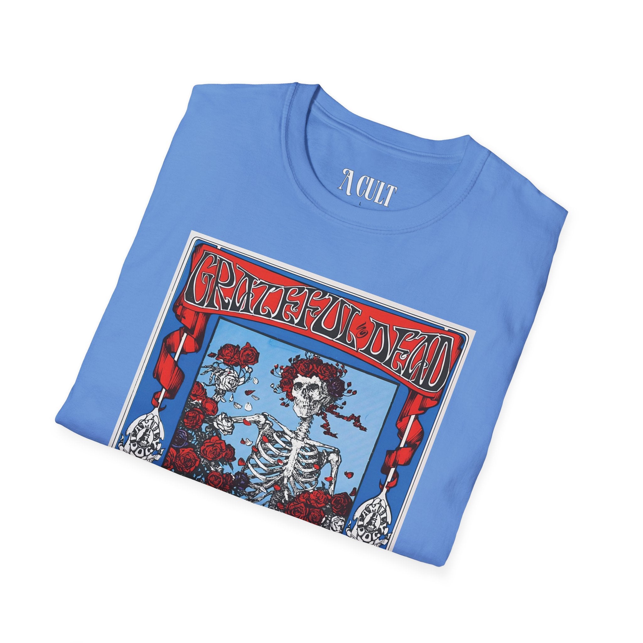 Grateful Dead - Vintage Concert Print - Unisex Soft-Style T-Shirt