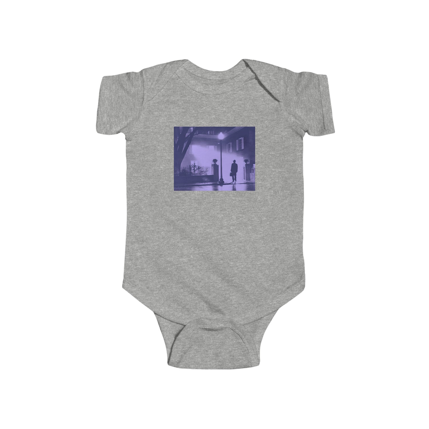 The Exorcist - Classic Movie Poster Purple - Infant Fine Jersey Bodysuit