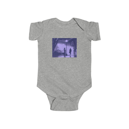 The Exorcist - Classic Movie Poster Purple - Infant Fine Jersey Bodysuit