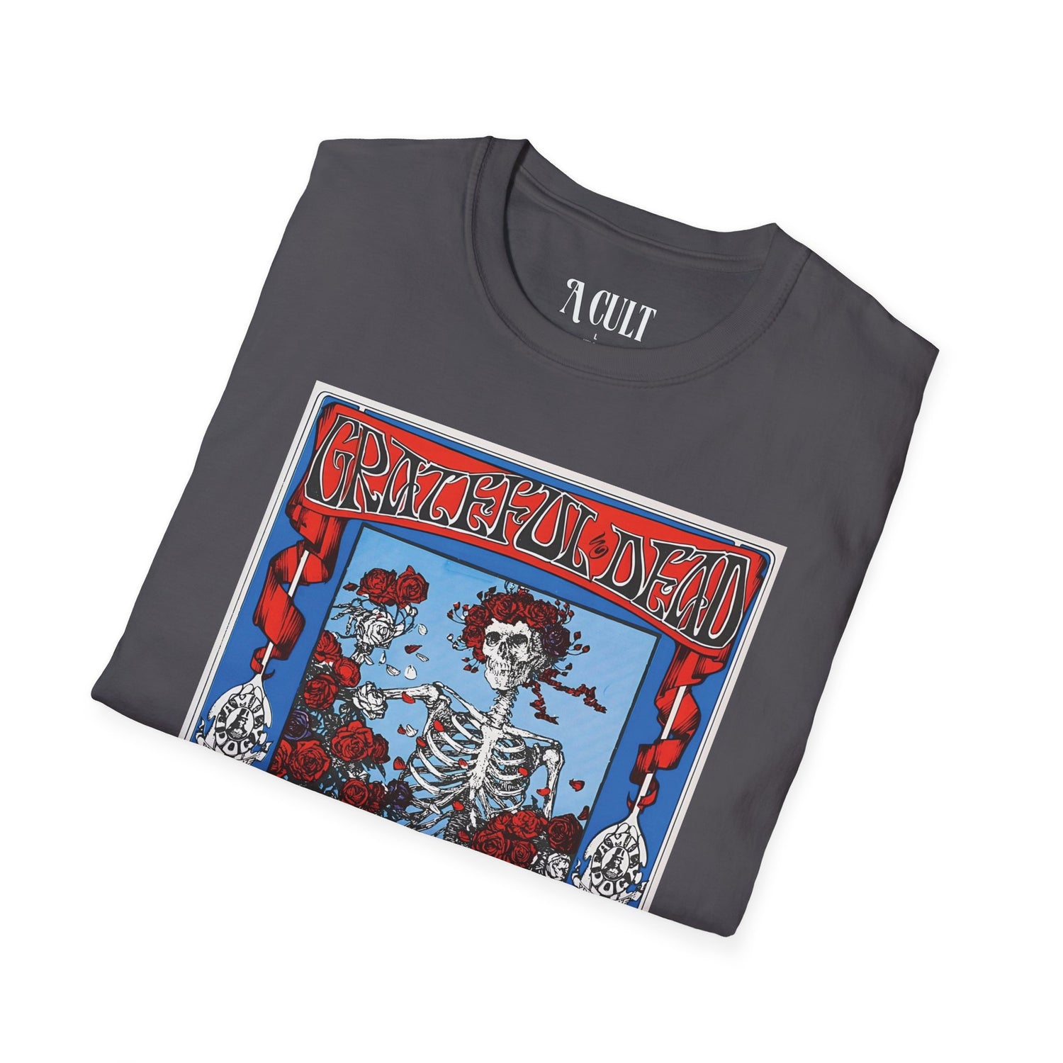 Grateful Dead - Vintage Concert Print - Unisex Soft-Style T-Shirt