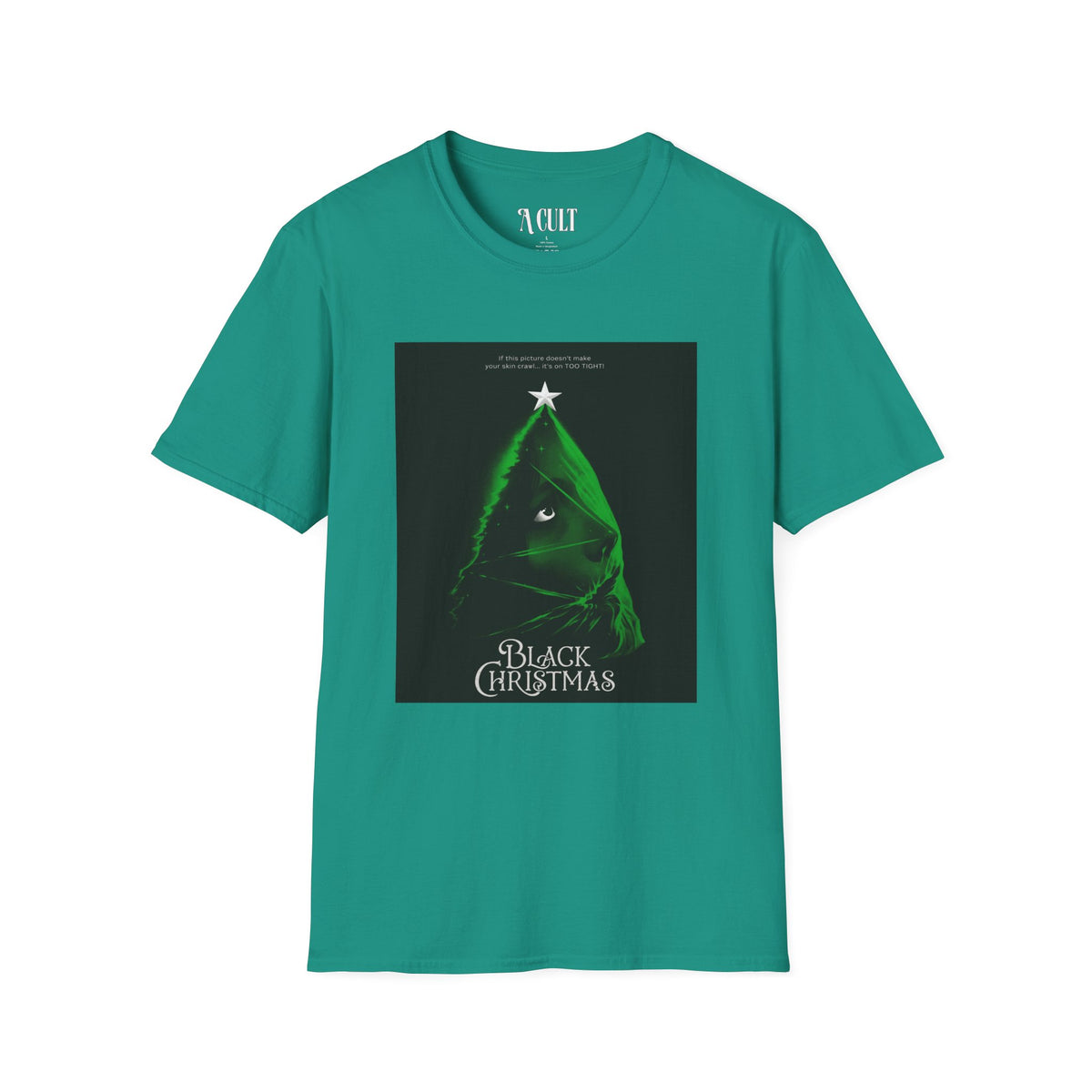 Black Christmas - Tree - Unisex Soft-Style T-Shirt