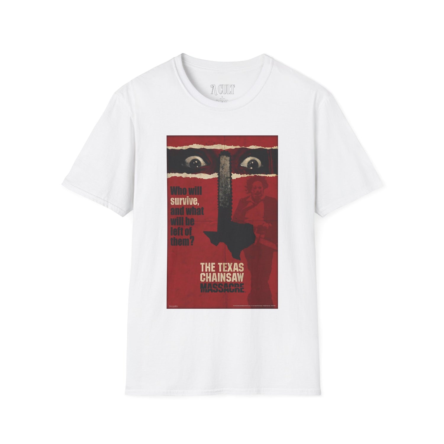 Texas Chainsaw Massacre - Eyes - Unisex Soft-Style T-Shirt