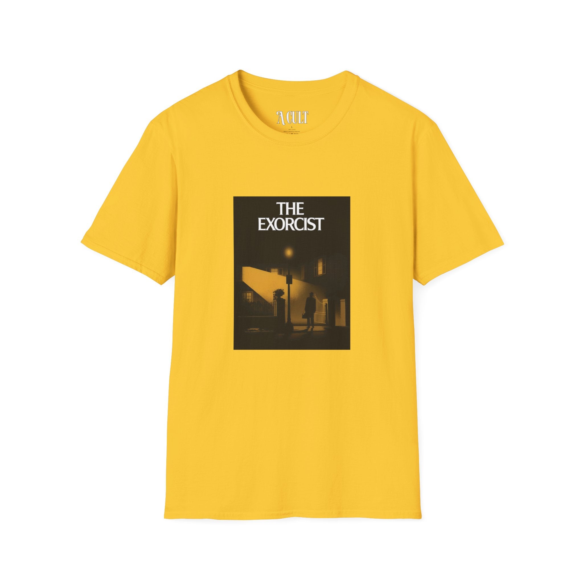 The Exorcist - Classic Movie Poster Yellow - Unisex Soft-Style T-Shirt