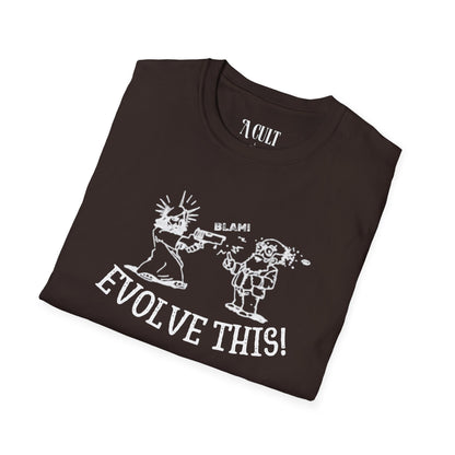 Paul Rudd &amp; Kristen Wiig - Evolve This - Unisex Soft-Style T-Shirt