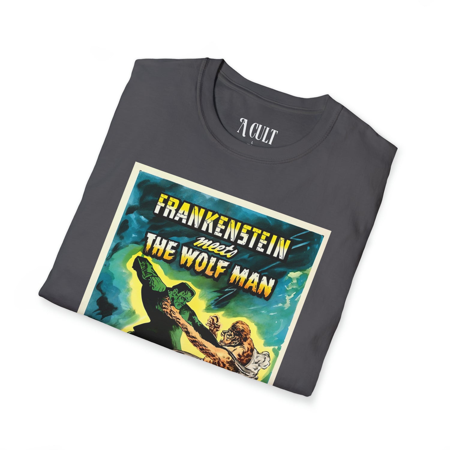 Frankenstein Meets The Wolf Man - Unisex Soft-Style T-Shirt