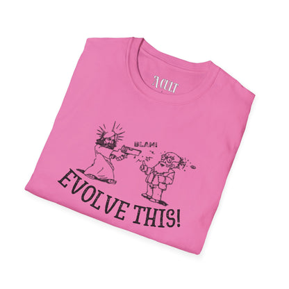Paul Rudd &amp; Kristen Wiig - Evolve This - Unisex Soft-Style T-Shirt