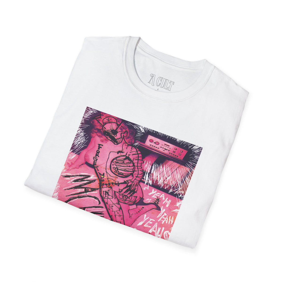 Yeah Yeah Yeahs - Machine - Unisex Soft-Style T-Shirt