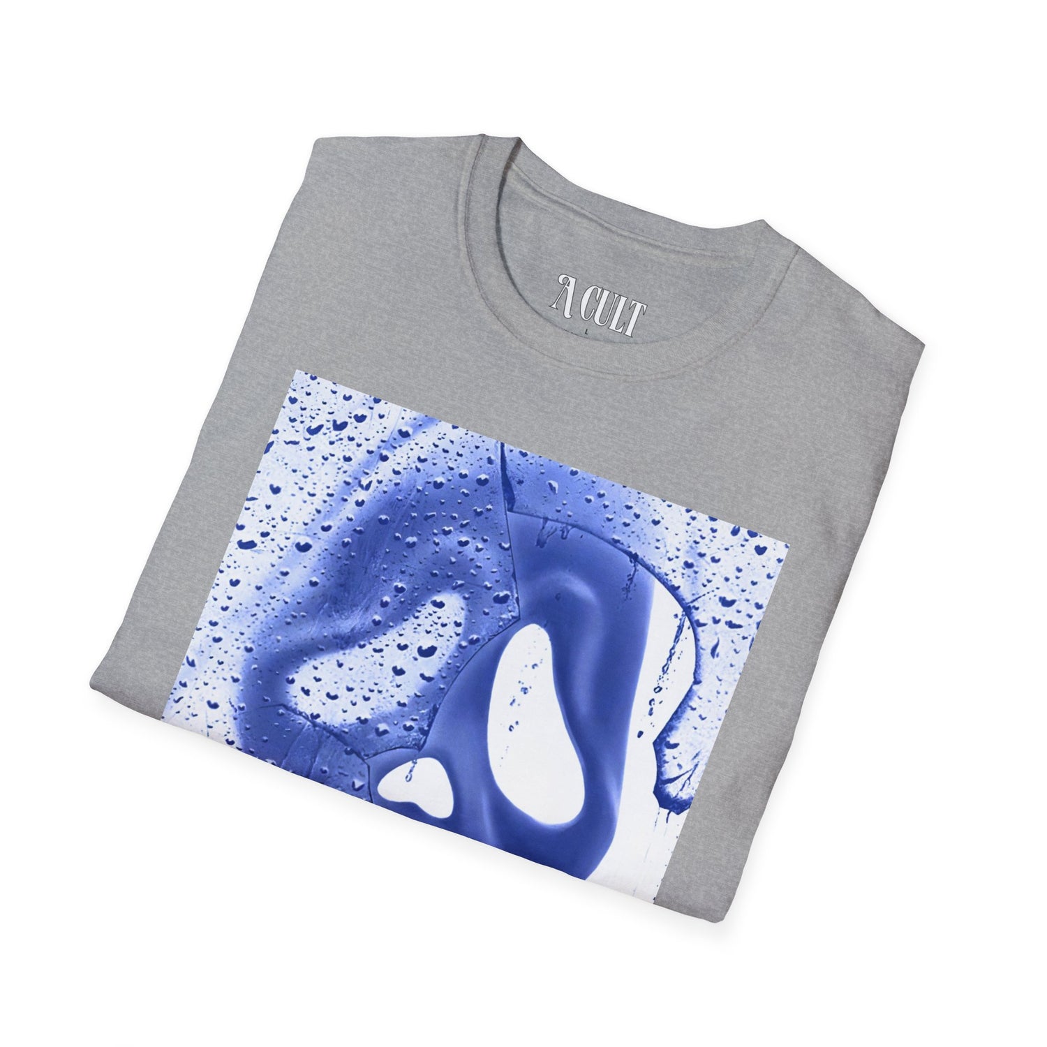 Scream Face Inverted - Unisex Soft-Style T-Shirt