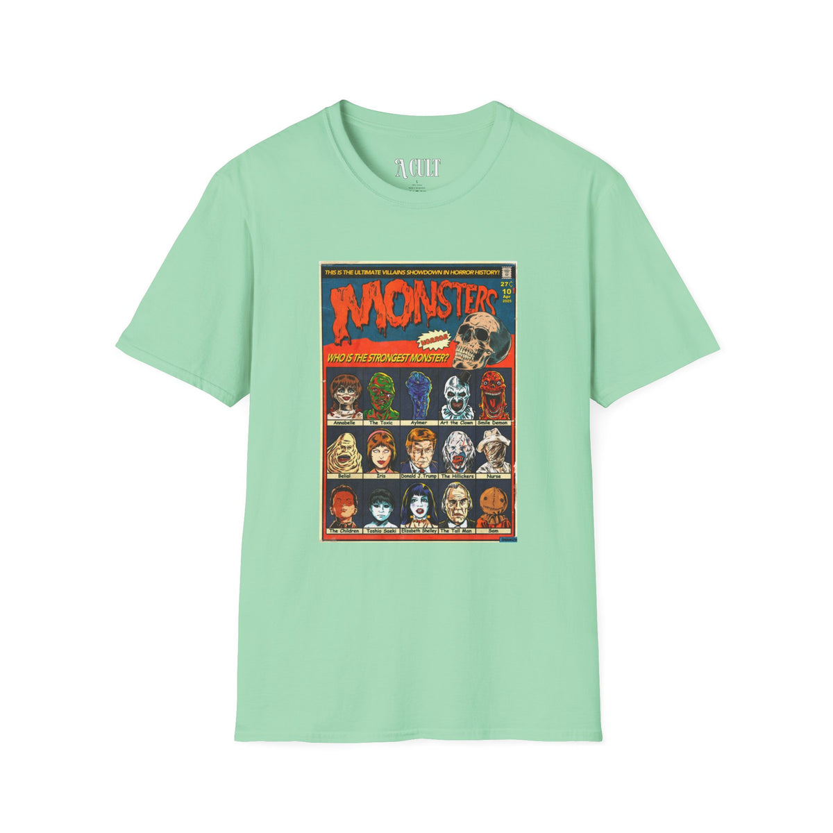 Monsters - Ultimate Villains - Unisex Soft-Style T-Shirt